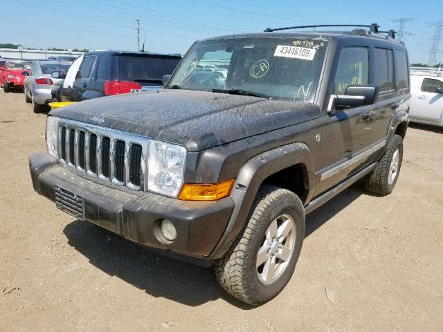 1J8HG58N36C365722 - 2006 JEEP COMMANDER GRAY photo 2