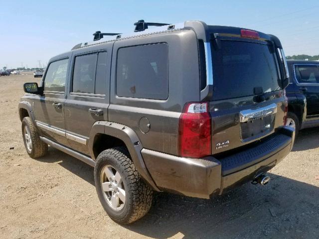 1J8HG58N36C365722 - 2006 JEEP COMMANDER GRAY photo 3