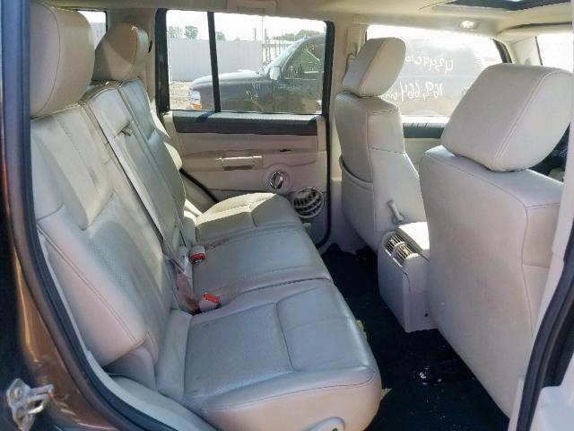 1J8HG58N36C365722 - 2006 JEEP COMMANDER GRAY photo 6