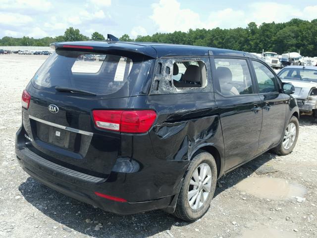 KNDMA5C19G6118099 - 2016 KIA SEDONA L BLACK photo 4