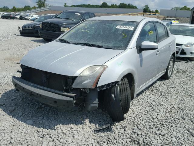 3N1AB6AP6CL680204 - 2012 NISSAN SENTRA 2.0 SILVER photo 2