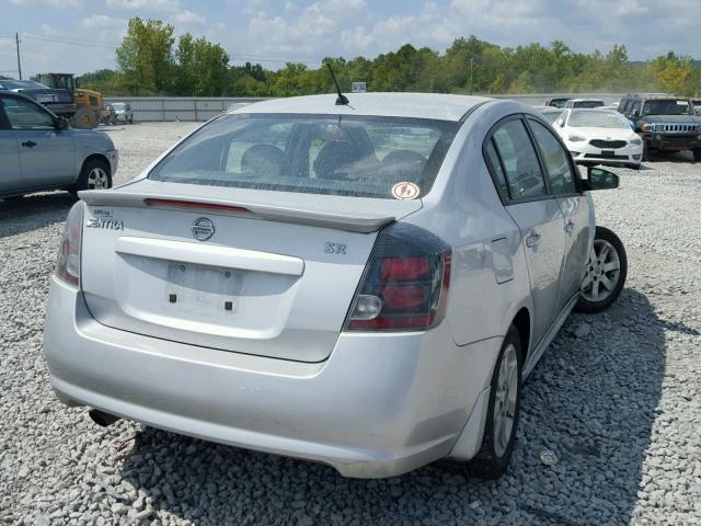 3N1AB6AP6CL680204 - 2012 NISSAN SENTRA 2.0 SILVER photo 4