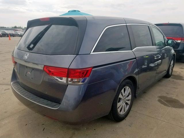 5FNRL5H48EB030231 - 2014 HONDA ODYSSEY EX GRAY photo 4