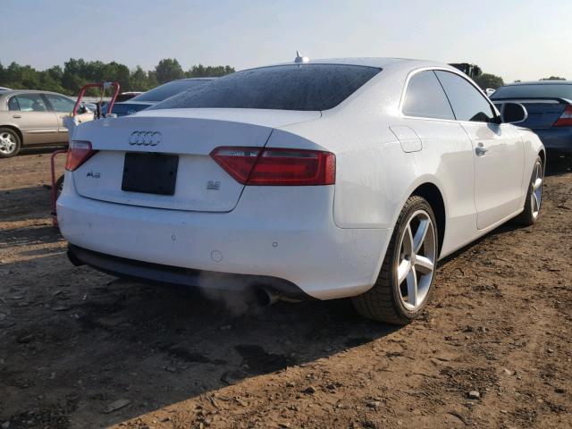 WAUDK78TX9A028198 - 2009 AUDI A5 QUATTRO WHITE photo 4