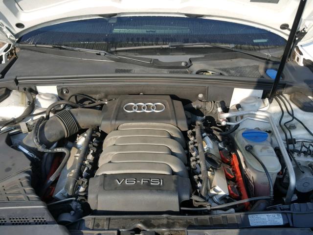 WAUDK78TX9A028198 - 2009 AUDI A5 QUATTRO WHITE photo 7