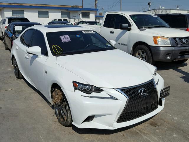 JTHBF1D20F5066843 - 2015 LEXUS IS 250 WHITE photo 1