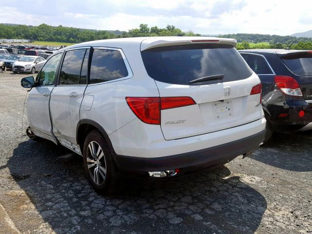 5FNYF6H72GB063988 - 2016 HONDA PILOT EXLN WHITE photo 3