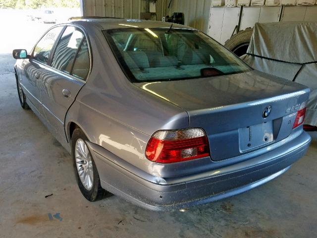 WABDT63423CK34084 - 2003 BMW 530IA SILVER photo 3