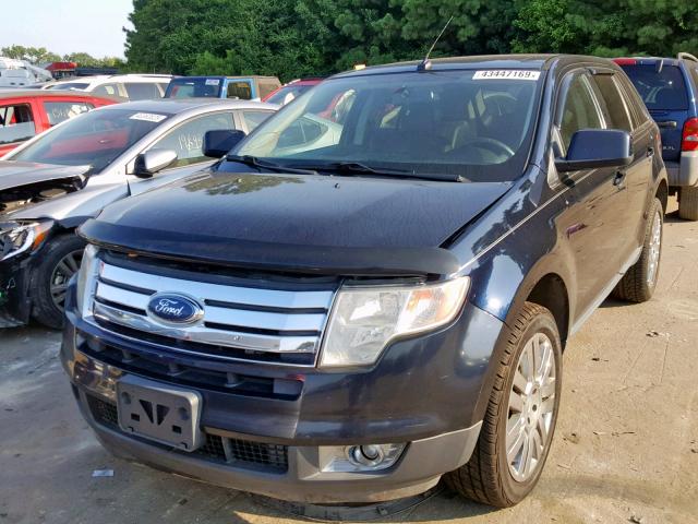 2FMDK39C48BA22311 - 2008 FORD EDGE LIMIT BLUE photo 2