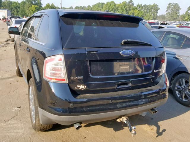 2FMDK39C48BA22311 - 2008 FORD EDGE LIMIT BLUE photo 3