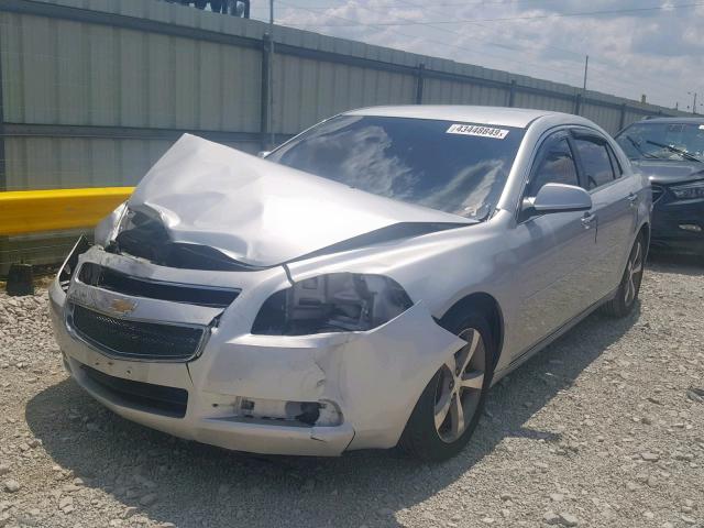1G1ZC5E03CF298459 - 2012 CHEVROLET MALIBU 1LT 银色 照片 2