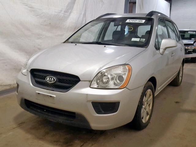 KNAFG526387157607 - 2008 KIA RONDO LX SILVER photo 2