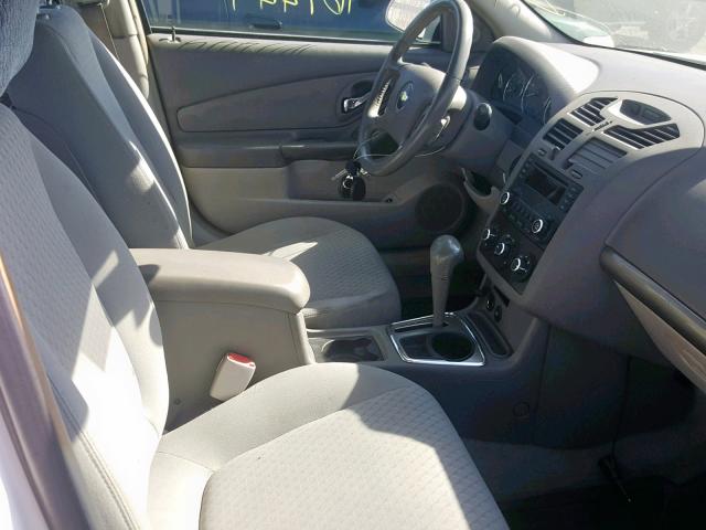 1G1ZT68N57F113637 - 2007 CHEVROLET MALIBU MAX 白色 照片 5