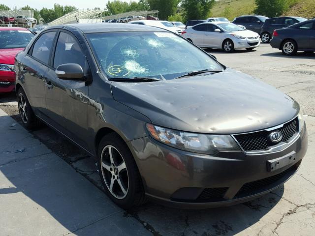 KNAFU4A27A5051261 - 2010 KIA FORTE EX BROWN photo 1