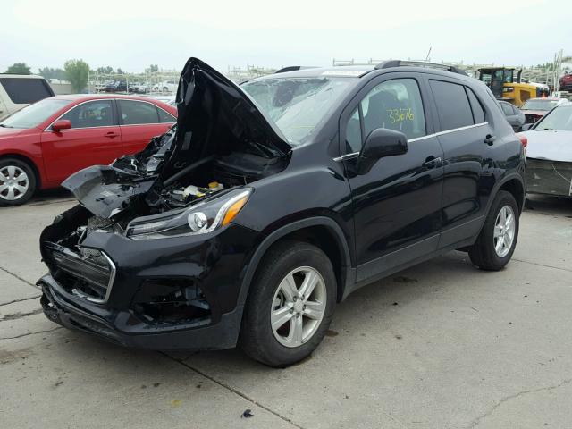 3GNCJPSB9HL130818 - 2017 CHEVROLET TRAX 1LT BLACK photo 2