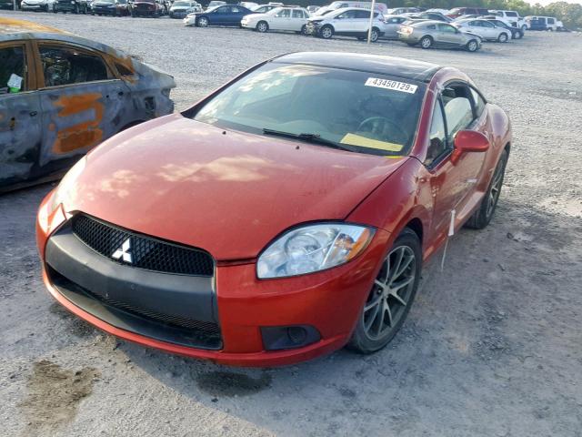 4A31K5DF7CE004271 - 2012 MITSUBISHI ECLIPSE GS RED photo 2