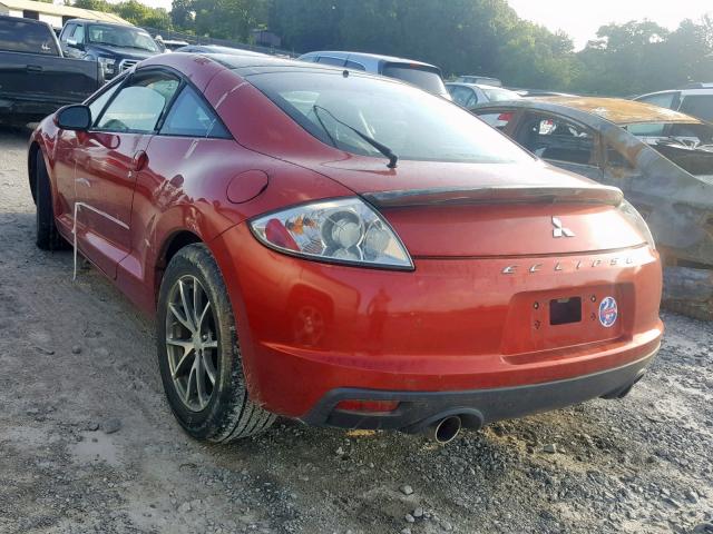 4A31K5DF7CE004271 - 2012 MITSUBISHI ECLIPSE GS RED photo 3