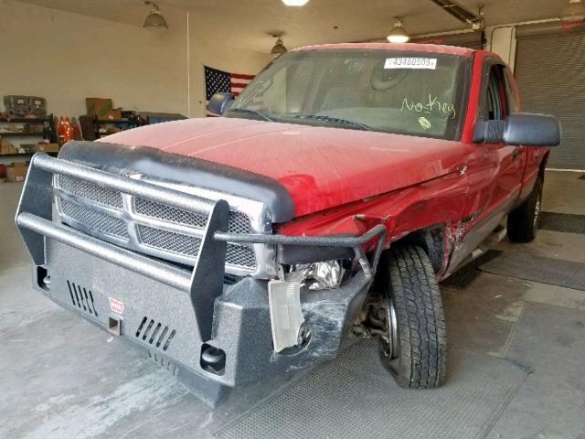 3B7KF23631G811792 - 2001 DODGE RAM 2500 RED photo 2