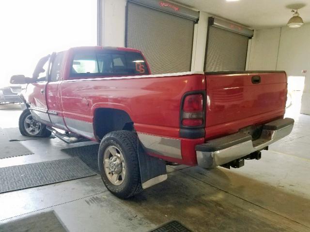 3B7KF23631G811792 - 2001 DODGE RAM 2500 RED photo 3