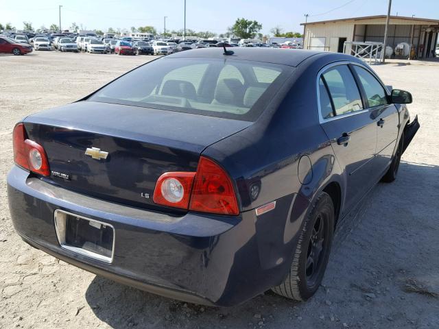 1G1ZG57B494227066 - 2009 CHEVROLET MALIBU LS 蓝色 照片 4