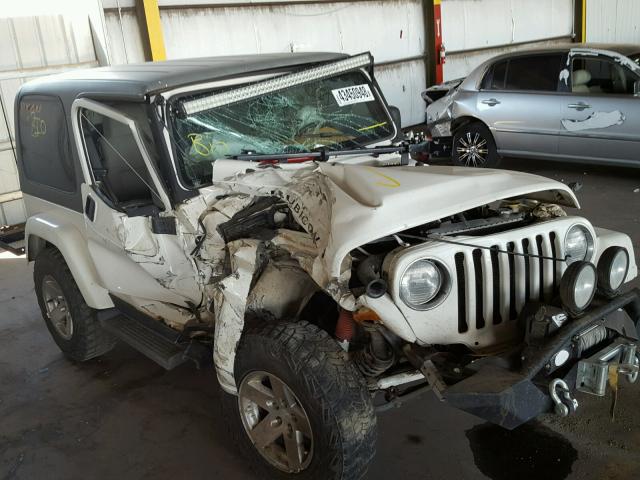 1J4FA69S86P756894 - 2006 JEEP WRANGLER / WHITE photo 9