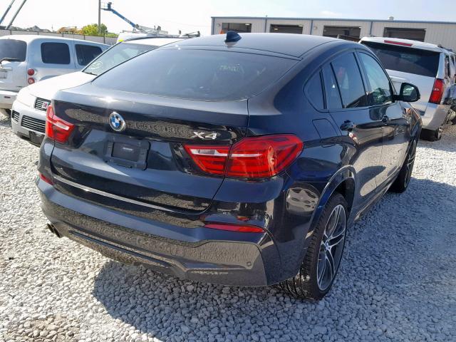 5UXXW3C57G0R21503 - 2016 BMW X4 XDRIVE2 BLACK photo 4