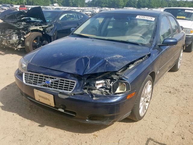 YV1TS92D241339235 - 2004 VOLVO S80 BLUE photo 2