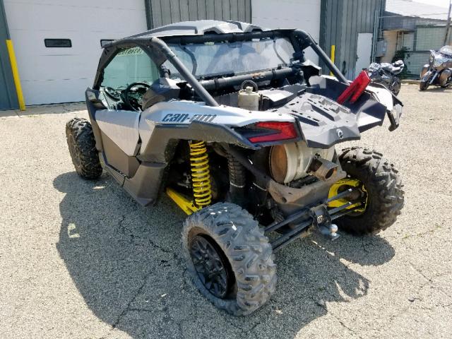 3JBVGAY48JK000209 - 2018 CAN-AM MAVERICK X GRAY photo 3