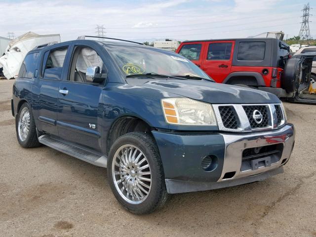 5N1AA08AX6N705250 - 2006 NISSAN ARMADA SE BLUE photo 1