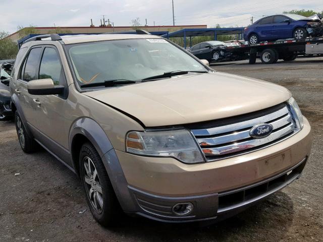 1FMDK02W98GA12532 - 2008 FORD TAURUS X S TAN photo 1