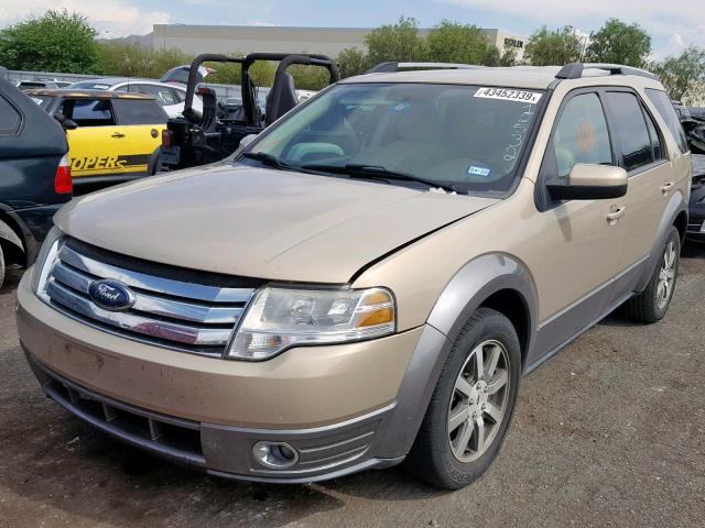 1FMDK02W98GA12532 - 2008 FORD TAURUS X S TAN photo 2