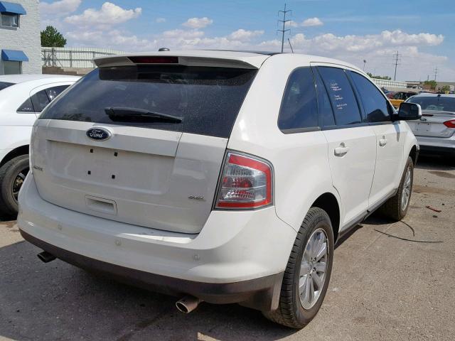 2FMDK3JC9ABB17125 - 2010 FORD EDGE SEL WHITE photo 4