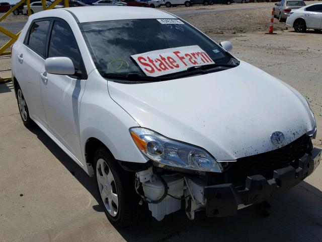 2T1KU40E79C109784 - 2009 TOYOTA COROLLA MA WHITE photo 1