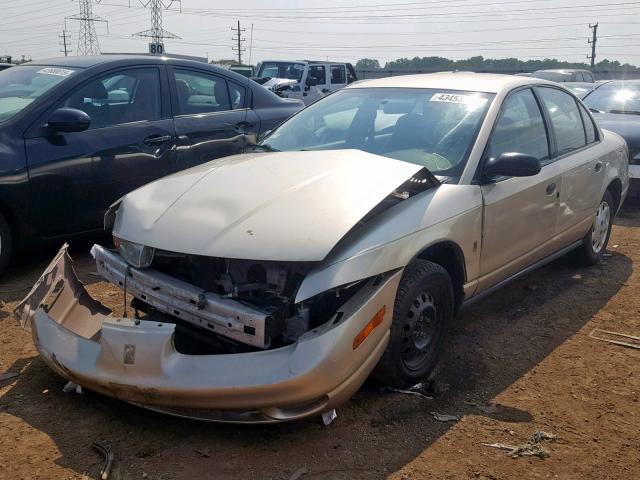 1G8ZH52872Z259609 - 2002 SATURN SL1 BEIGE photo 2