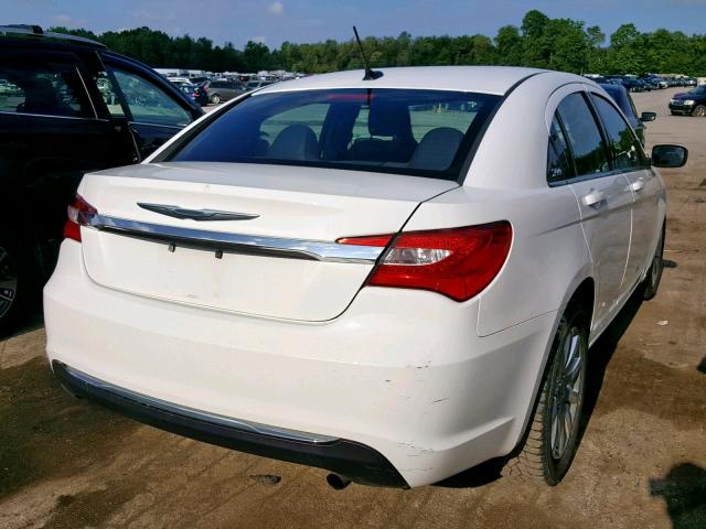 1C3CCBBB7DN584019 - 2013 CHRYSLER 200 TOURIN WHITE photo 4