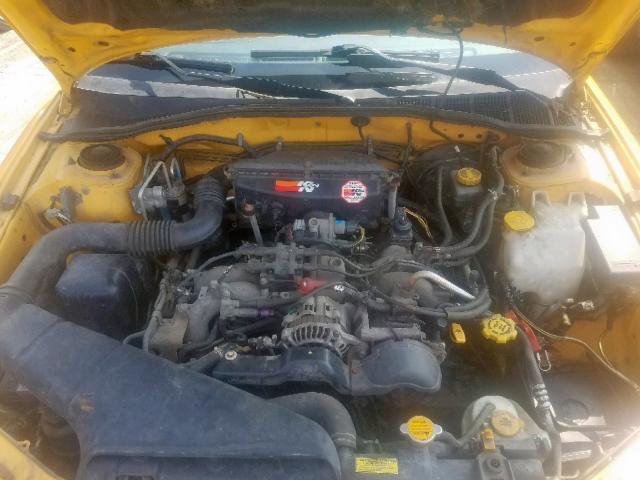 4S4BT62C037112931 - 2003 SUBARU BAJA SPORT YELLOW photo 7