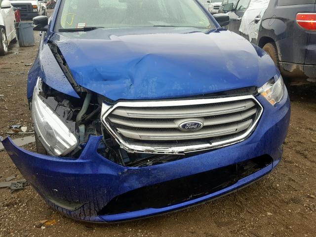 1FAHP2D82DG141164 - 2013 FORD TAURUS SE BLUE photo 9