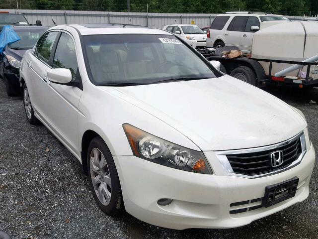 1HGCP36819A040913 - 2009 HONDA ACCORD EXL WHITE photo 1