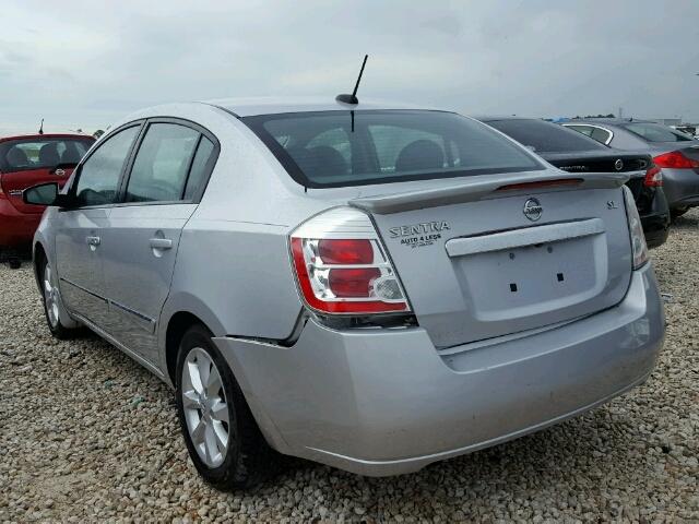 3N1AB6AP7BL724953 - 2011 NISSAN SENTRA 2.0 SILVER photo 3