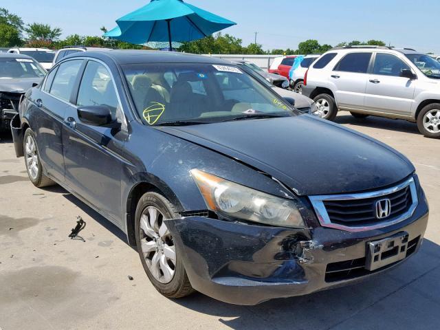 1HGCP25848A059286 - 2008 HONDA ACCORD EXL BLACK photo 1