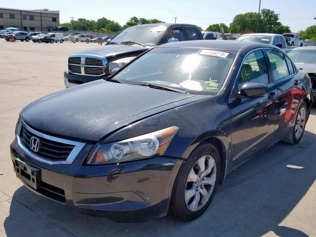 1HGCP25848A059286 - 2008 HONDA ACCORD EXL BLACK photo 2