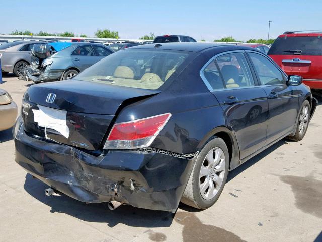 1HGCP25848A059286 - 2008 HONDA ACCORD EXL BLACK photo 4