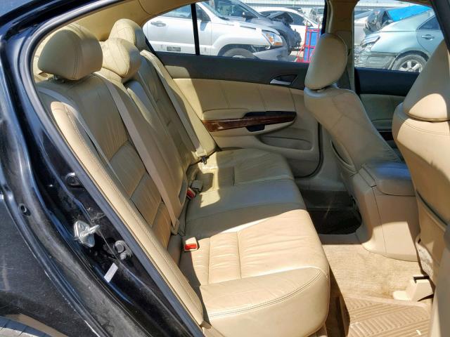 1HGCP25848A059286 - 2008 HONDA ACCORD EXL BLACK photo 6