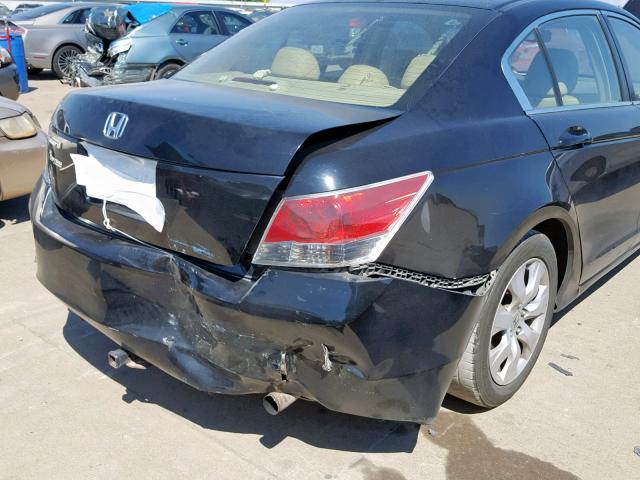 1HGCP25848A059286 - 2008 HONDA ACCORD EXL BLACK photo 9