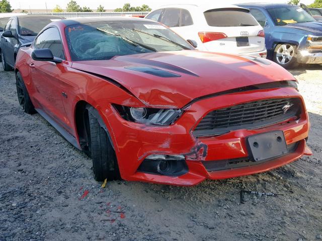 1FA6P8CF8G5241862 - 2016 FORD MUSTANG GT RED photo 1