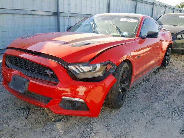 1FA6P8CF8G5241862 - 2016 FORD MUSTANG GT RED photo 2