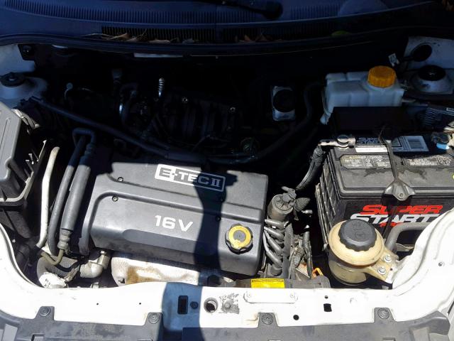 KL1TD56697B115230 - 2007 CHEVROLET AVEO BASE Gümüş foto 7