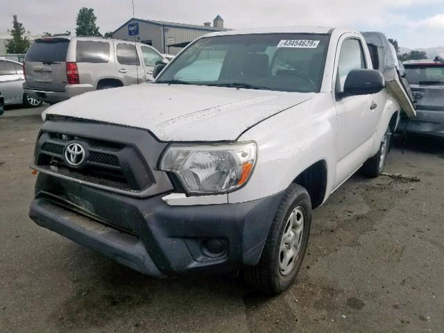 5TFNX4CN3DX026539 - 2013 TOYOTA TACOMA WHITE photo 2