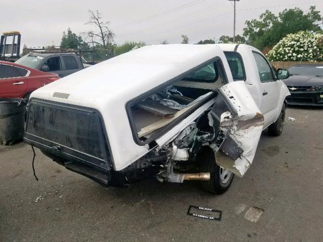 5TFNX4CN3DX026539 - 2013 TOYOTA TACOMA WHITE photo 4