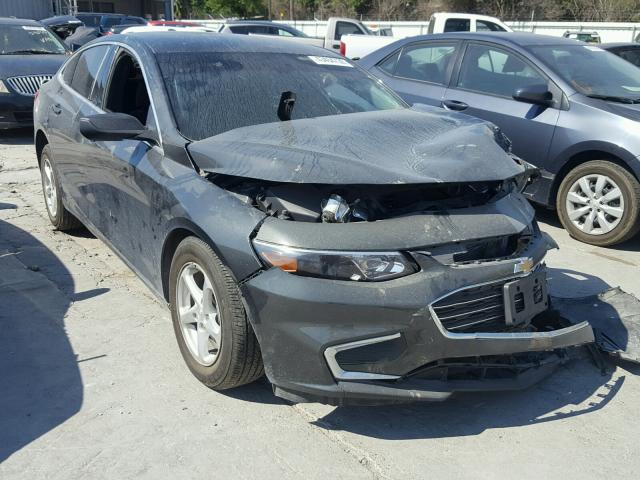 1G1ZB5ST9HF280220 - 2017 CHEVROLET MALIBU LS BLACK photo 1